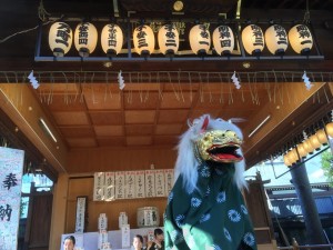 獅子舞子安神社　